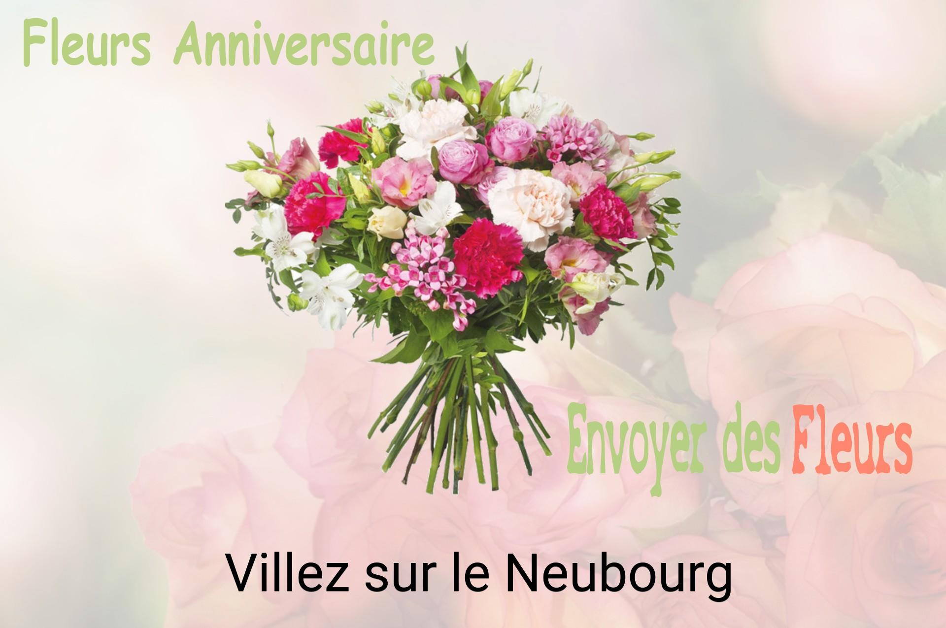 Bouquet de fleurs d’anniversaire livré à Villez-sur-le-Neubourg